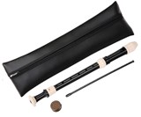 3-piece Classic Cantabile Alto Baroque Recorder in F set, plastic, F200B