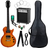 McGrey Rockit E-Gitarre Single Cut-Komplettset Orange Burst