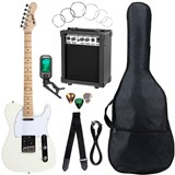 McGrey Rockit E-Gitarre TL-Style Komplettset Antique White