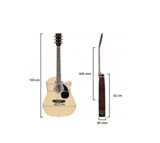 Set Chitara Electro acustica RocktilE WSD-8CE-NT Slim